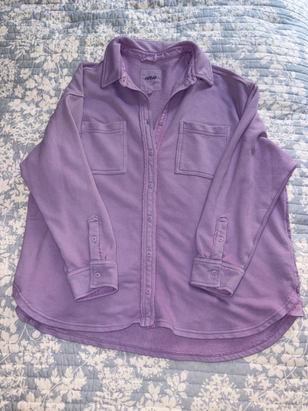 Aerie Purple Shacket
